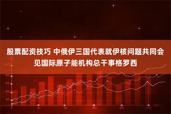 股票配资技巧 中俄伊三国代表就伊核问题共同会见国际原子能机构总干事格罗西